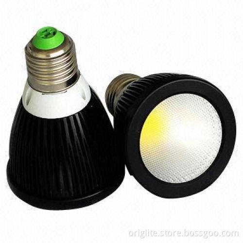 LED Spotlight Bulb, 5W PAR20, Lifud Power, BridgeLux Chip, COB LED, 3yrs Warranty, E27, High Polish